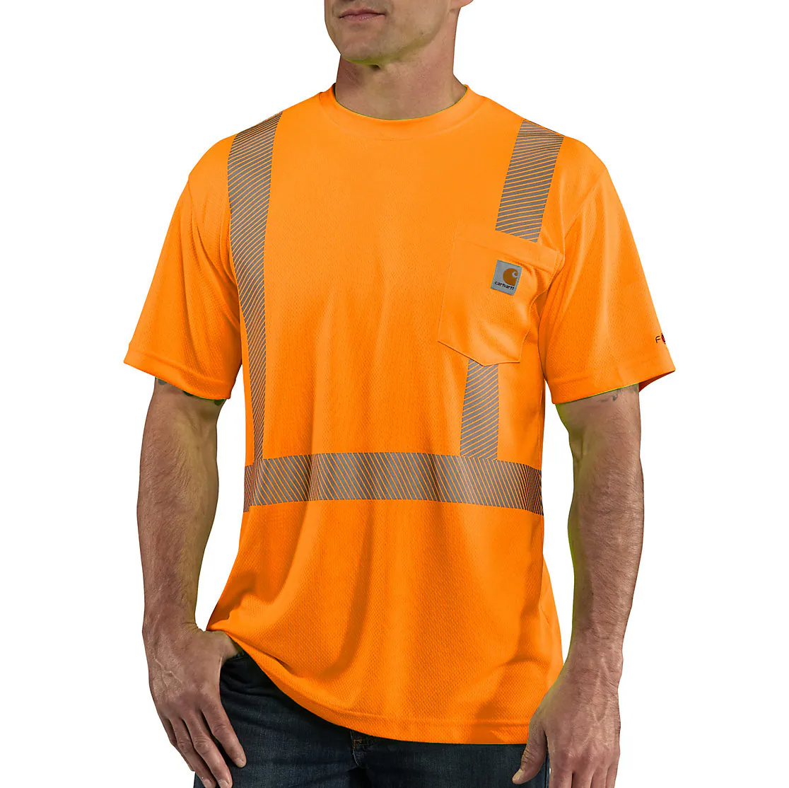 Carhartt 100495BOG Class 2 Hi-Vis Bright Orange T-Shirt