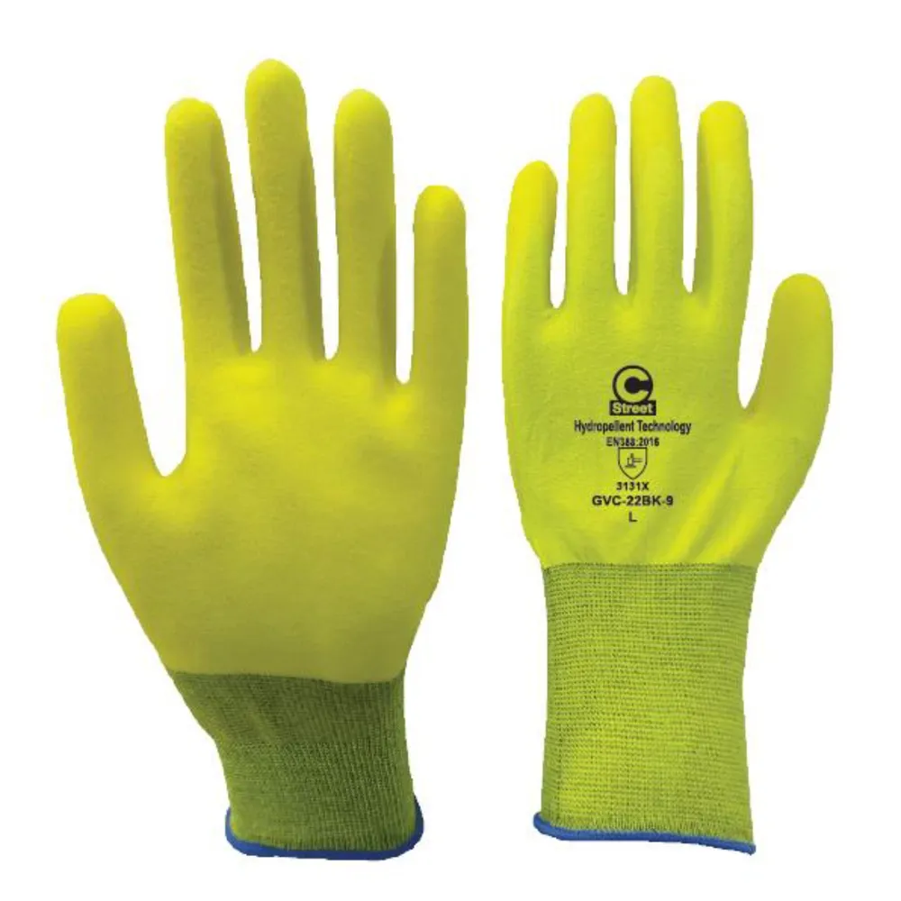 C Street 22HV Hi-Vis Coated Glove
