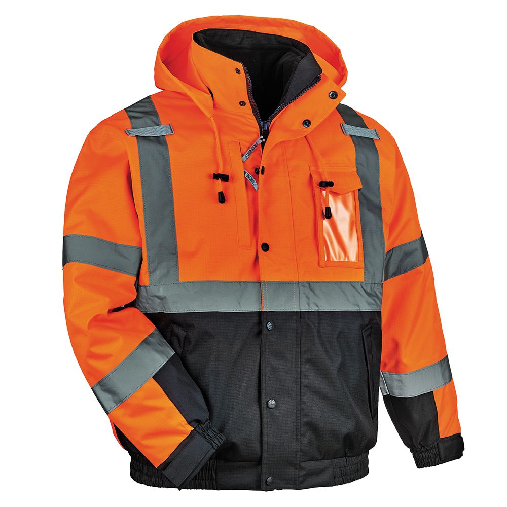 Ergodyne 8381 Class Hi Vis Black Bottom Bomber