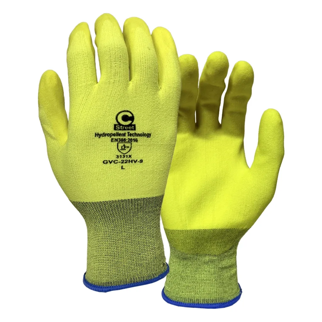 C Street 22HV Hi-Vis Coated Glove
