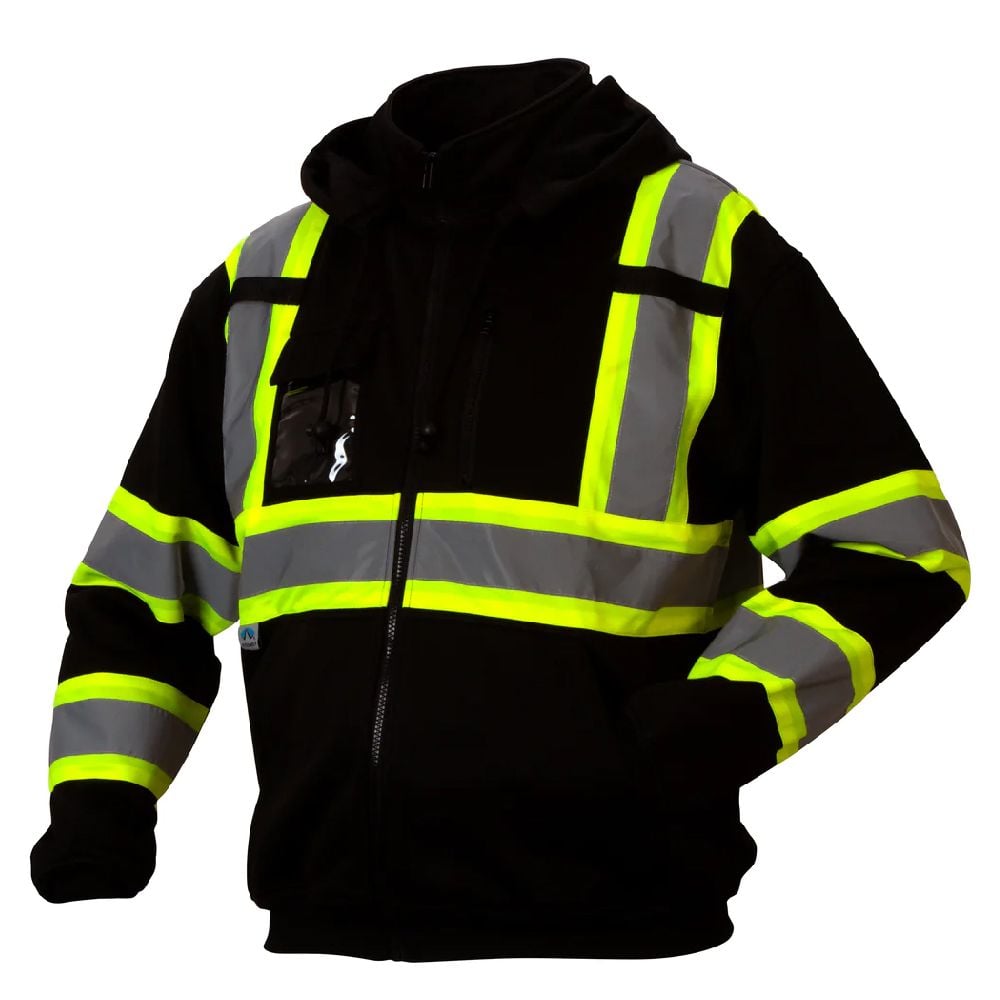 Pyramex RCSZH3311 Class 1 Hi Vis Visibility Hoodie