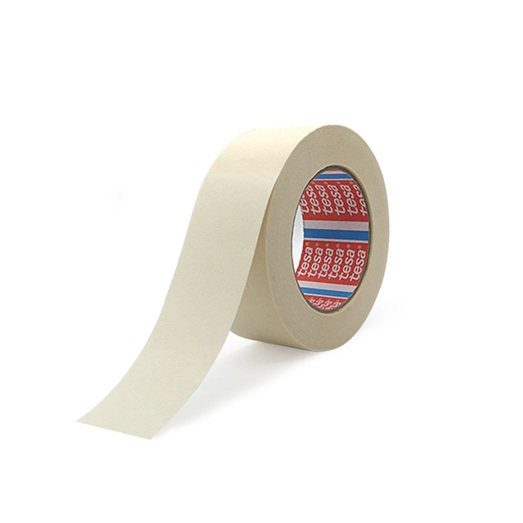 Tesa 4317 Fine Crepe Paper Masking Tape – 1″ × 55 yds