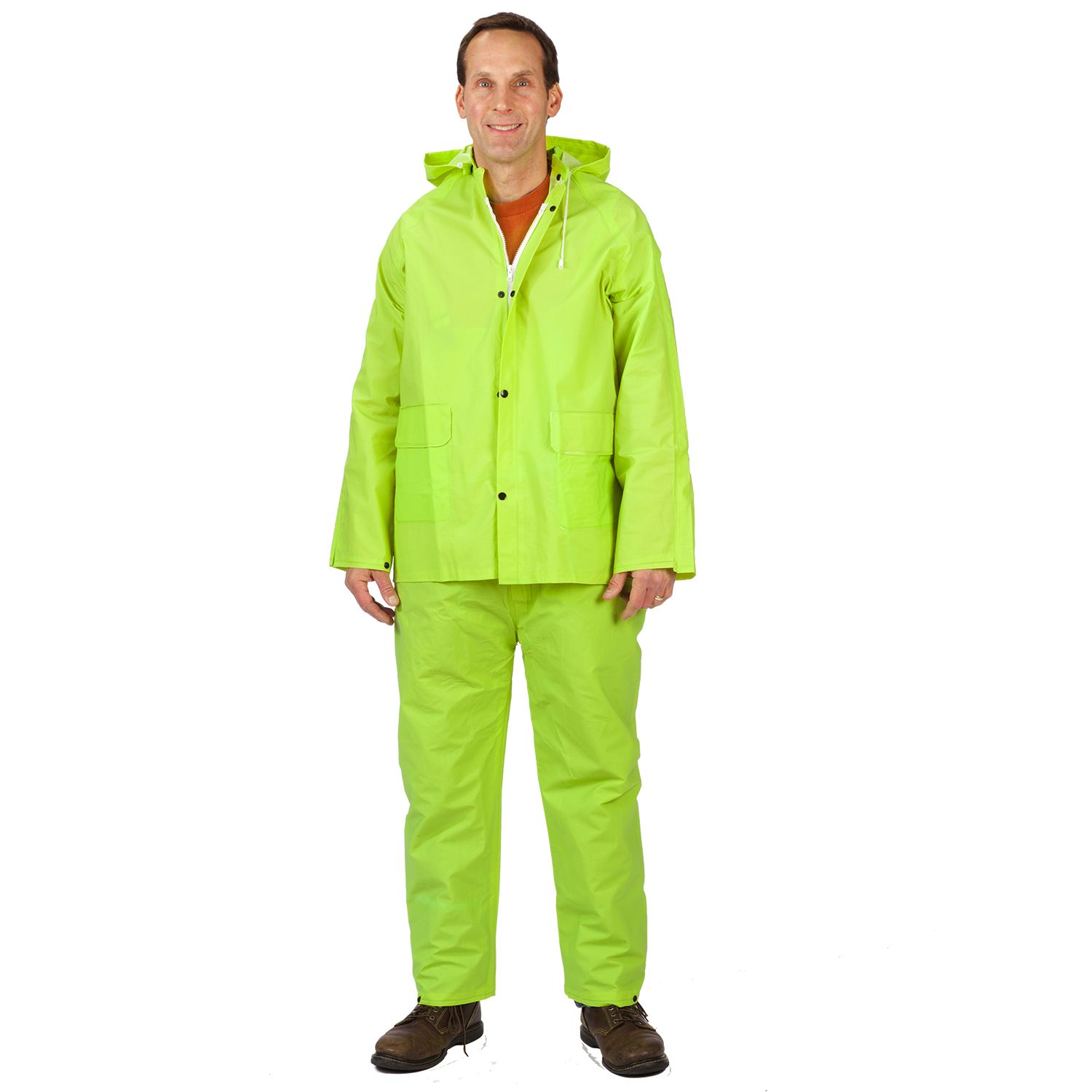 Heavyweight GD-SUIT - Hi Vis Rain Suit