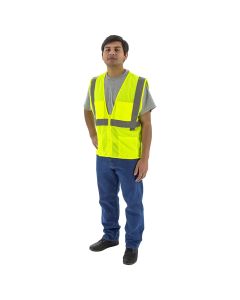 Majestic 75-3231 Class 2 Hi Vis Mesh Safety Vest