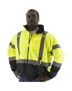 Majestic 75-1311 High Visibility Waterproof Jacket with Removable Fleece Liner