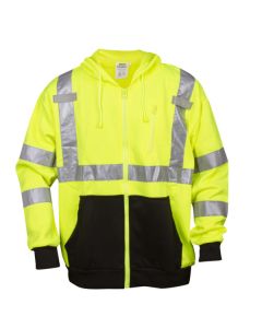 Cordova SJ400-SJ401 Class 3 Hi Vis Zip-Up Hoodie