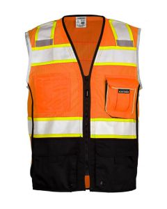 Kishigo 1515-1516 Class 2 Hi Vis Mesh Safety Vest