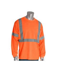 PIP 313-1300 Class 3 Hi Vis Long Sleeve Safety T-Shirt