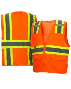 Pyramex RVZ23 Class 2 Hi Vis Mesh Safety Vest