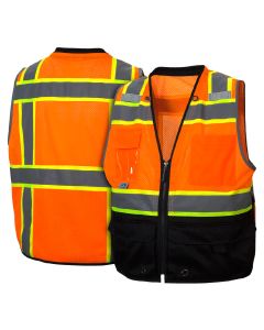 Pyramex RVZ44B Class 2 Hi Vis Mesh Safety Vest