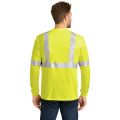 CornerStone CS401LS Class 3 Hi Vis Long Sleeve Safety T-Shirt