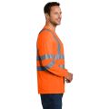 CornerStone CS409 Class 3 Hi Vis Long Sleeve Safety T-Shirt