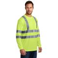 CornerStone CS409 Class 3 Hi Vis Long Sleeve Safety T-Shirt