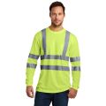 CornerStone CS409 Class 3 Hi Vis Long Sleeve Safety T-Shirt
