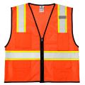 Kishigo 1518 Class 2 Hi Vis Orange Safety Vest – Lightweight & Breathable Visibility Gear