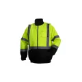 Pyramex RJ3210T Type R Class 3 Tall Black Bottom Bomber Jacket - Quilted Built-In Liner