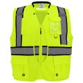HV High-Visibility GLO-088 "Kitchen Sink" Premium Surveyors Safety Vest