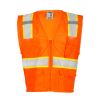 Kishigo 1195-1196 Class 2 Hi Vis Mesh Safety Vest