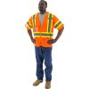 Majestic 75-3301-75-3302 Class 2 Hi Vis Mesh Safety Vest