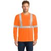 CornerStone CS401LS Class 3 Hi Vis Long Sleeve Safety T-Shirt
