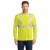 CornerStone CS401LS Class 3 Hi Vis Long Sleeve Safety T-Shirt
