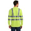 CornerStone CS409 Class 3 Hi Vis Long Sleeve Safety T-Shirt