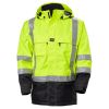 Helly Hansen Potsdam Jacket 71389 Class 3 Hi Vis Rain Jacket