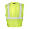 Kishigo 1085-1086 Class 2 Hi Vis Mesh Safety Vest