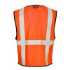 Kishigo 1191-1192 Class 2 Hi Vis Mesh Safety Vest