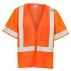Kishigo 1264-1265 Class 3 Hi Vis Mesh Safety Vest