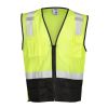 Kishigo 1509-1529 Class 2 Hi Vis Mesh Safety Vest