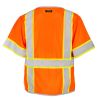 Kishigo 1550-1551 Class 3 Hi Vis Mesh Safety Vest