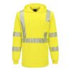 Portwest L042 High Visibility Lightweight Hooded Long Sleeve T-Shirt
