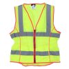 MCR Safety LVCL2ML Class 2 Hi Vis Mesh Safety Vest for Women