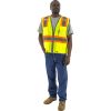 Majestic 75-3225-75-3226 Class 2 Hi Vis Mesh Safety Vest
