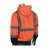 PIP 323-1350B Class 3 Hi Vis Safety Hoodie
