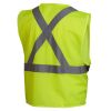Pyramex RCZ21 Class 2 Hi Vis X-Back Safety Vest
