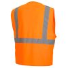 Pyramex RVHL29 Class 2 Hi Vis Mesh Breakaway Safety Vest