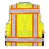 Radians SV55B-2Z Class 2 Hi Vis Black Bottom Safety Vest
