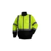 Pyramex RJ3210T Type R Class 3 Tall Black Bottom Bomber Jacket - Quilted Built-In Liner