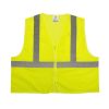 C Street 21YMZ Class 2 Hi Vis Mesh Safety Vests